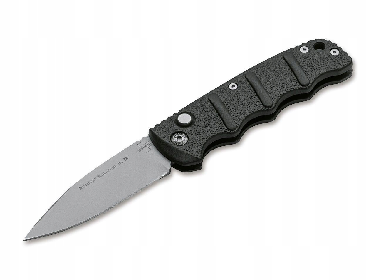 Boker Plus Nůž AKS74 D2 hliníková rukojeť clip tip-up/r