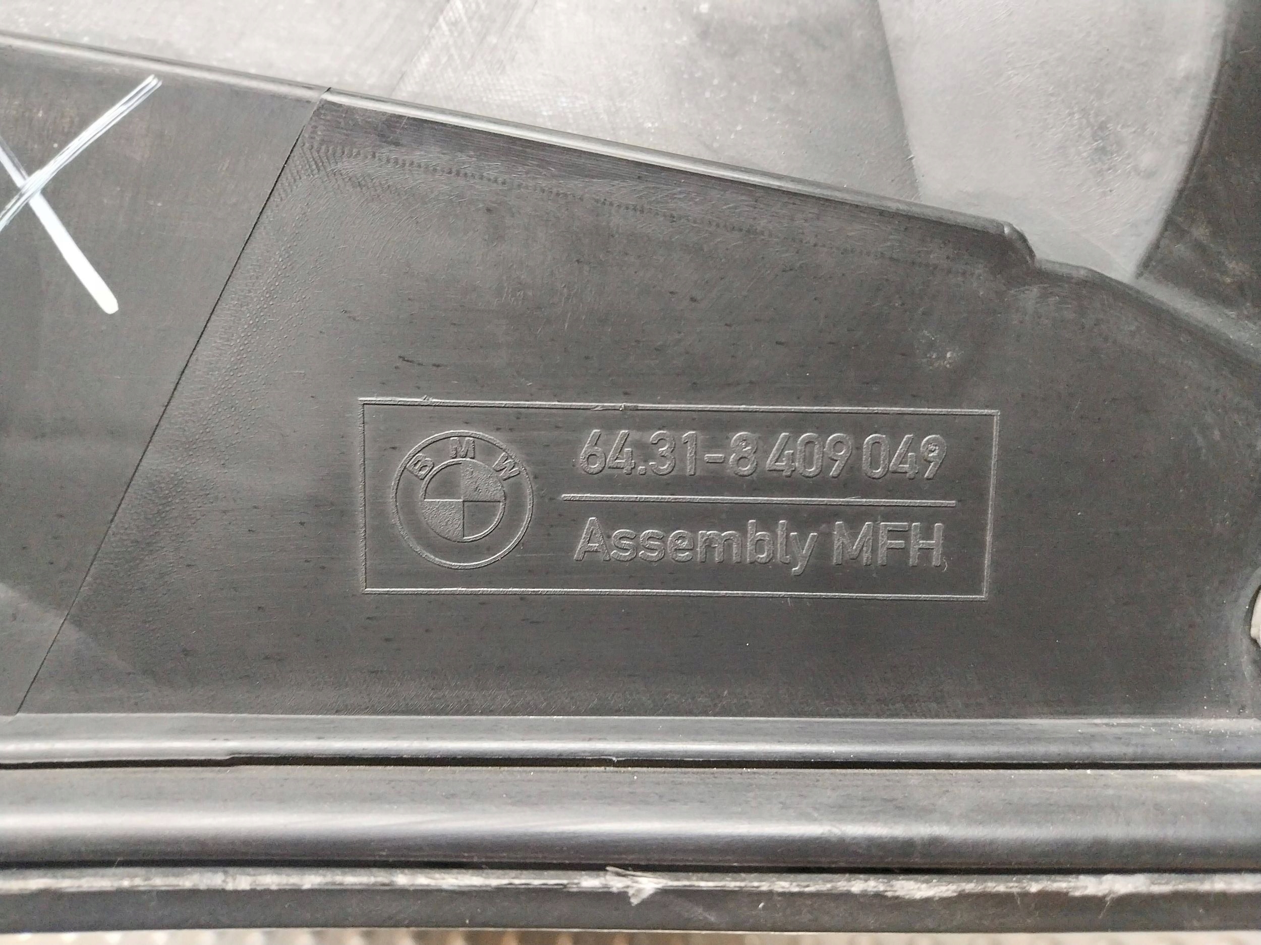 Gehäuse filter des Kabinen- 8409049 BMW X5 E53 3.0 D