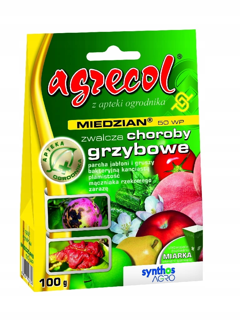 

Miedzian 50WP 100g choroby grzybowe Agrecol