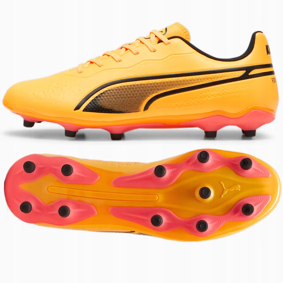Puma King Match Fg/ag (44) Pánské lankové boty oranžová