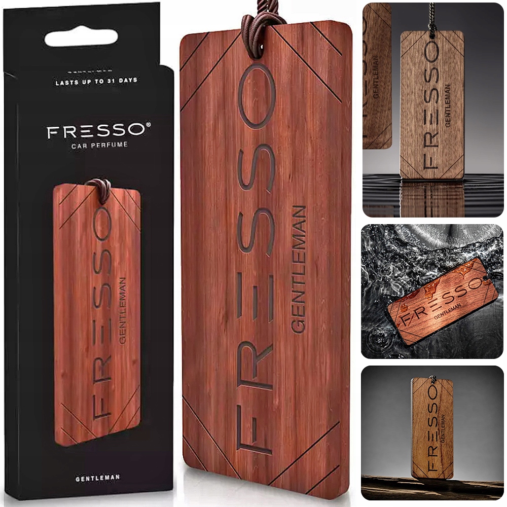 FRESSO PERFUMY SAMOCHODOWE GENTLEMAN 50 ML ZAPACH AUTA SAMOCHODU +ZAWIESZKA Rodzaj atomizery