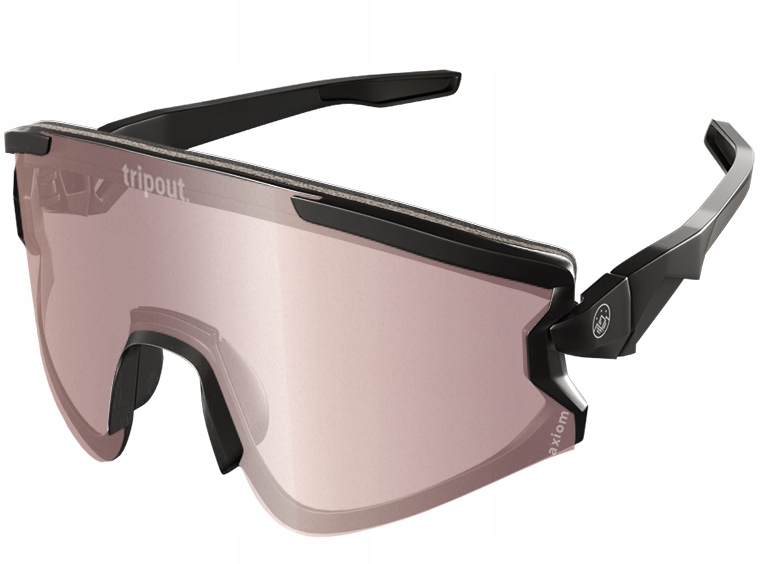 Okulary Rowerowe Tripout Eternity Ramka Czarna Szyba Rose S1 65% UV400