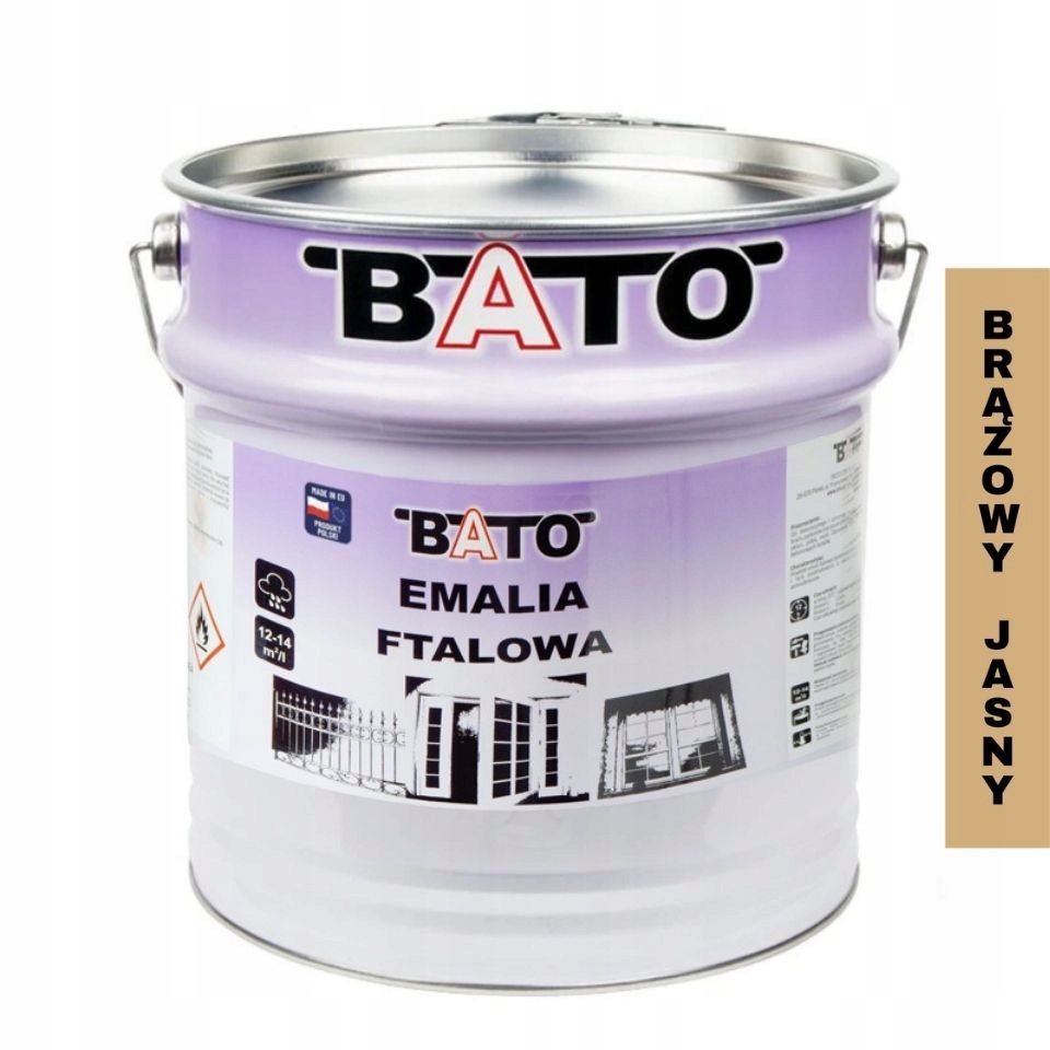 Bato Alkydový email na dřevo Světlé Hnědá Barva na dřevo 10 l