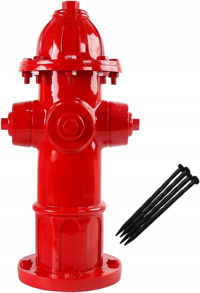 Figurka Ogrodowa Hydrant Przeciw Pożarowy Dla Psa Szczeniaka Nauka Sikania