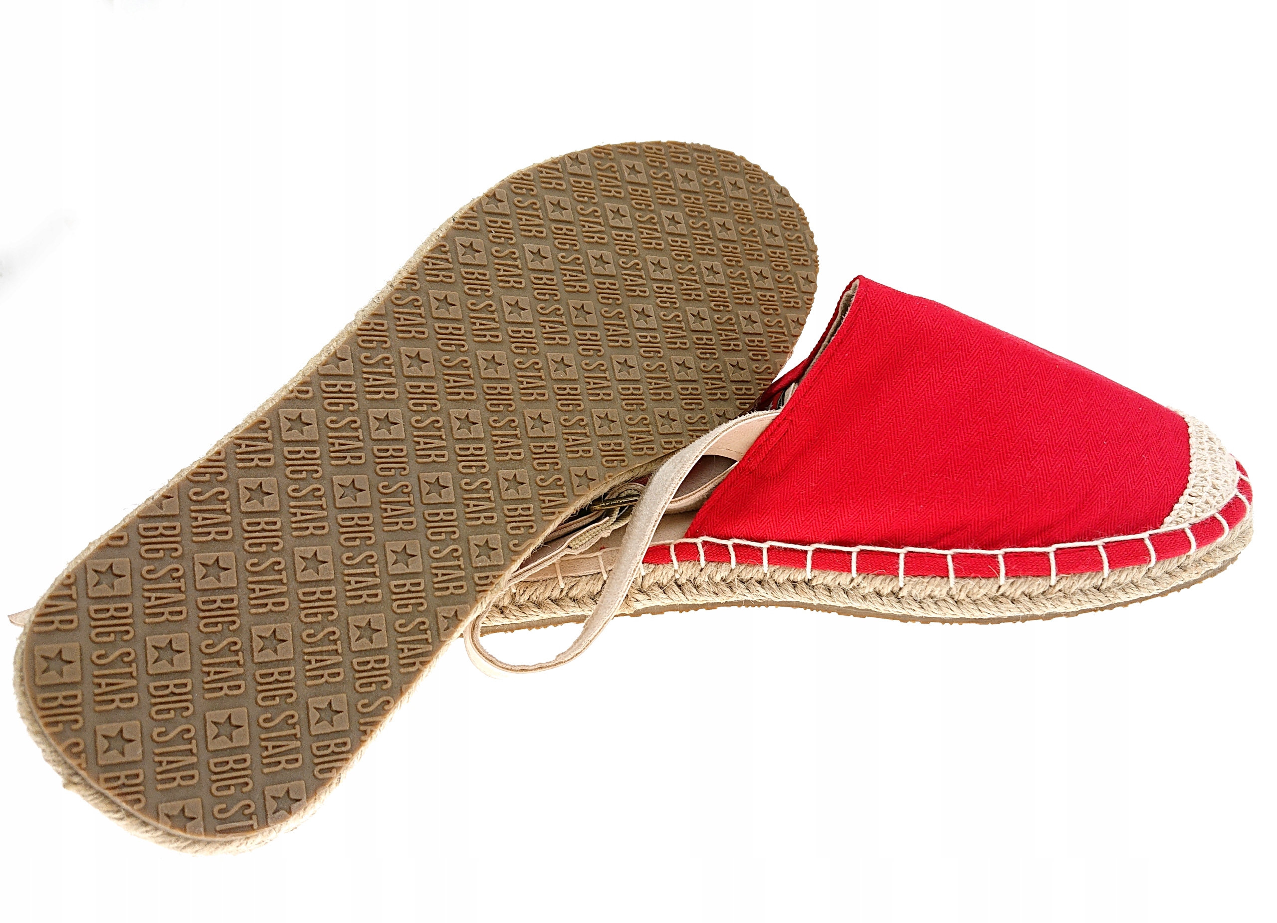 ESPADRYLE PÓŁBUTY TENISÓWKI CZERWONE BIG STAR 37 Marka Big Star