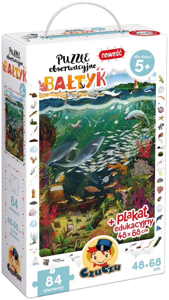 

Puzzle Obserwacyjne Bałtyk Czu Czu 84 elementów