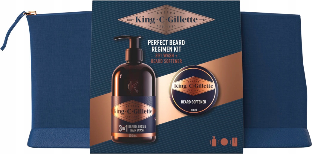 Zestaw prezentowy męski Gillette King C. Gillette