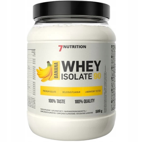 7Nutrition Whey Isolate 90 protein izolát Wpi 500 g banán