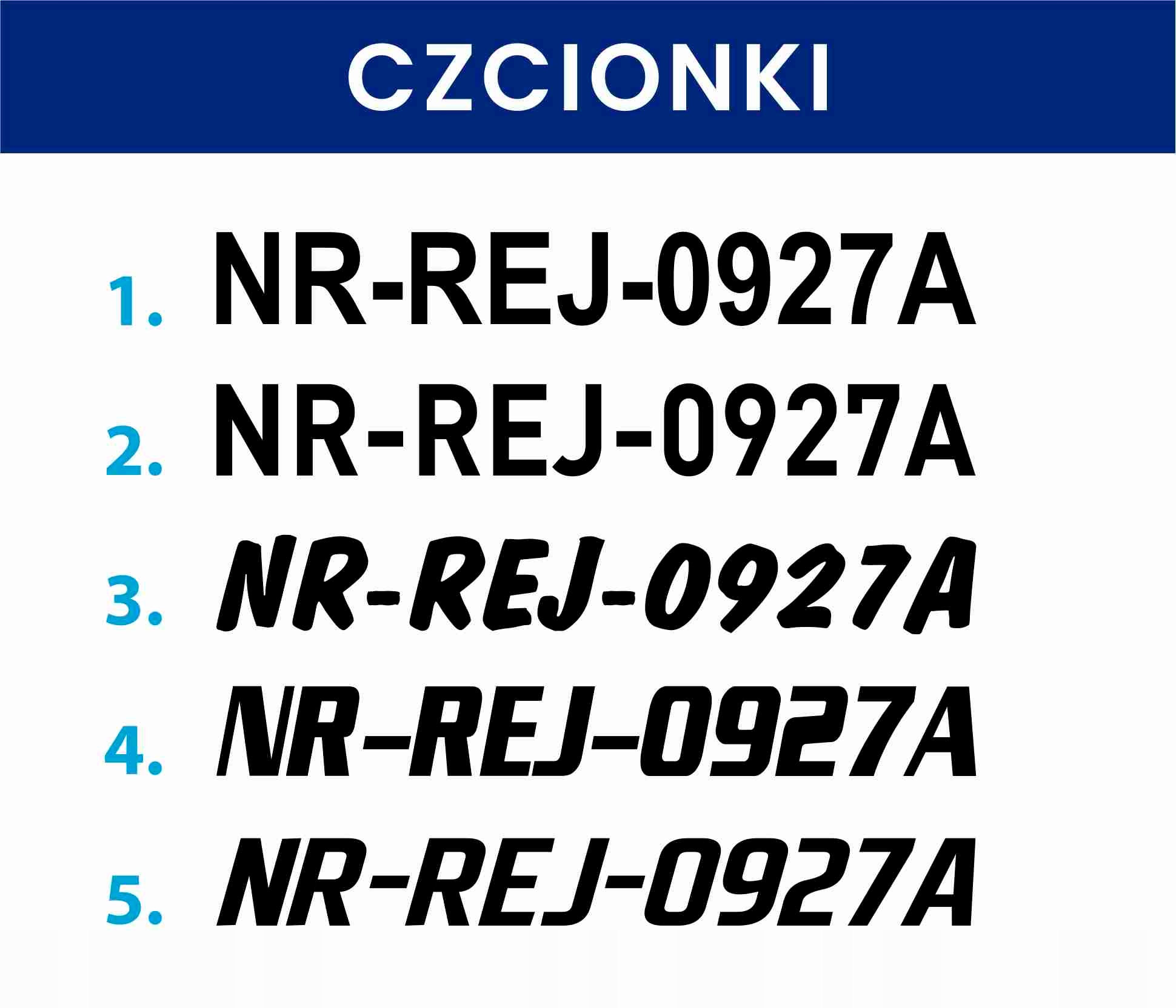 SZABLON NUMER REJESTRACYJNY NA PONTON ŁÓDŹ +GRATIS Model NAKLEJKA