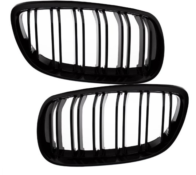 

Grill Nerki Bmw E92 E93 07-10R Black Połysk Double