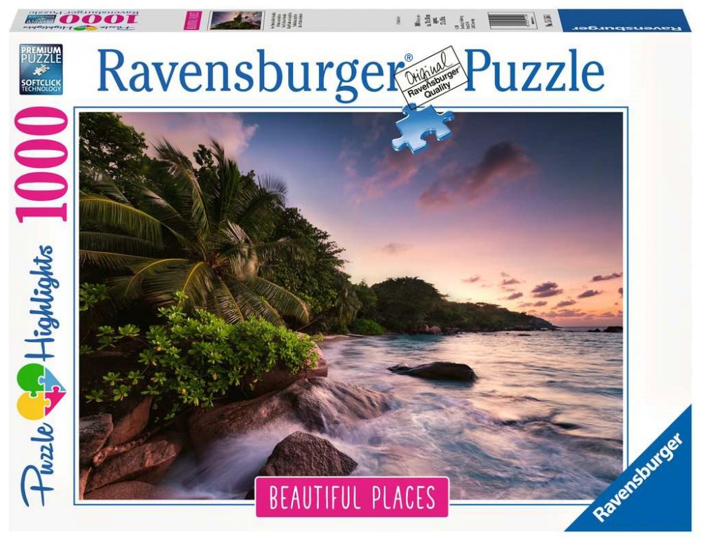 

Ravensburger Puzzle 1000 El Wyspa Praslin Seszele