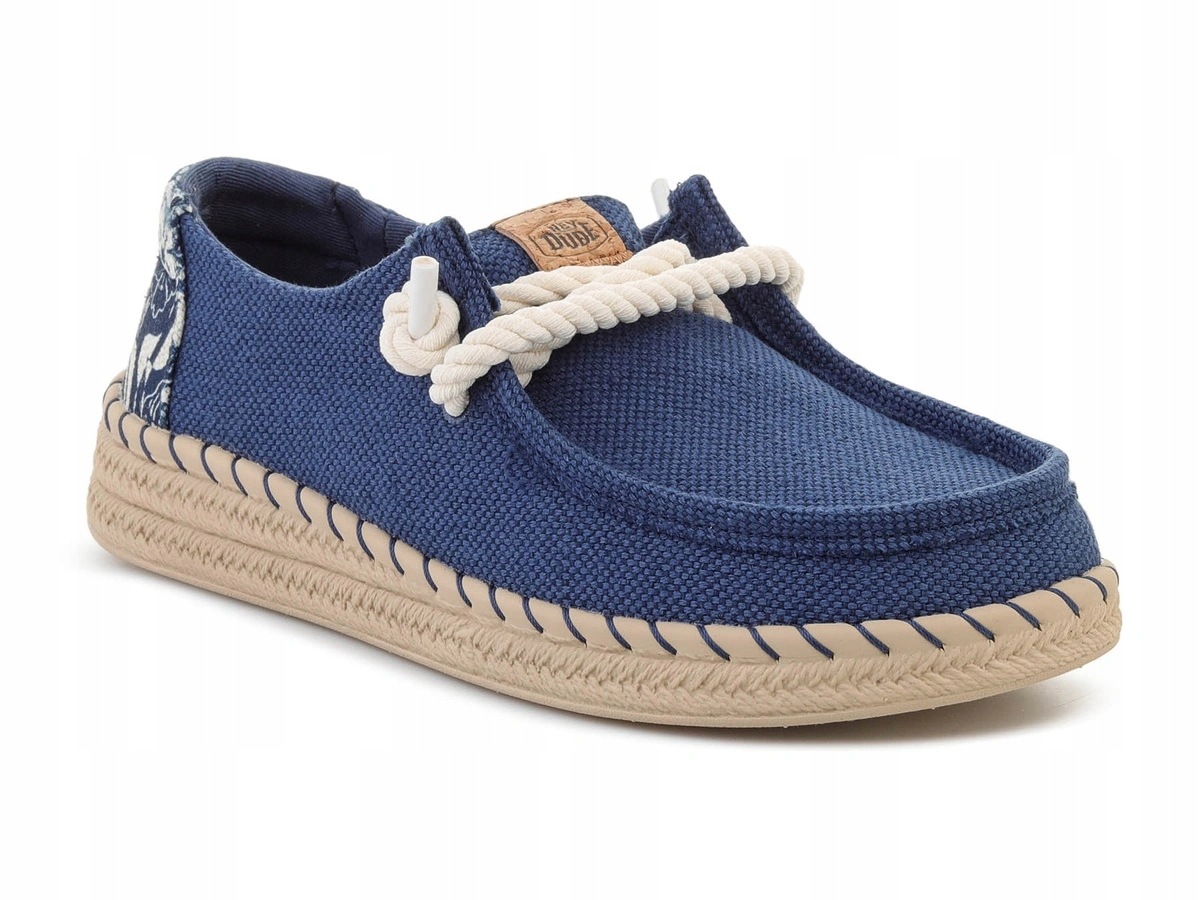 Heydude Wendy Espadrille Hibiscus Ensign Blue/multi 45237-4ZL