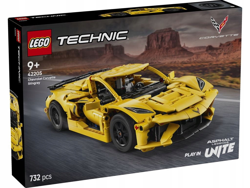 Lego 42205 Technic Chevrolet Corvette Stingray