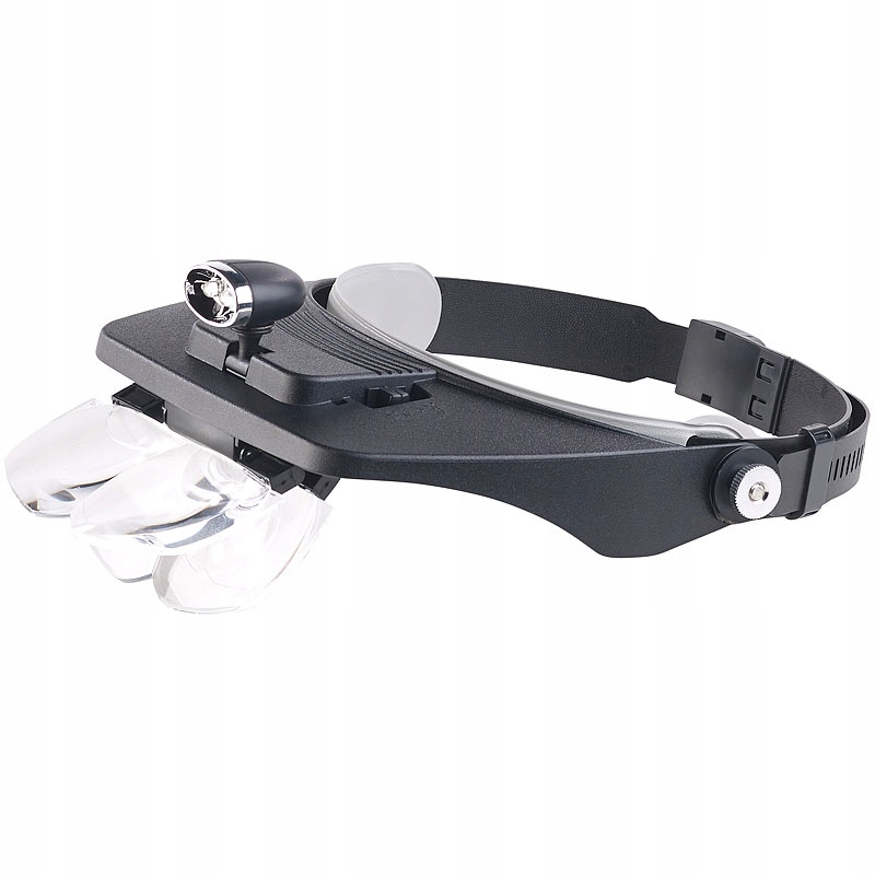 LUPA AGT Z OŚWIETLENIEM LED + SOCZEWKI POWIĘKSZAJĄCE