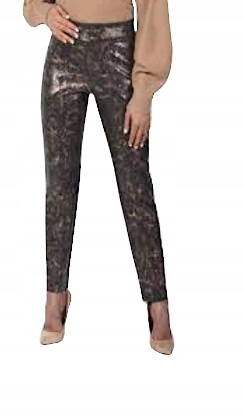 Frank Lyman Dámské Kalhoty 214413 Námořnická Modrá/zlato 38