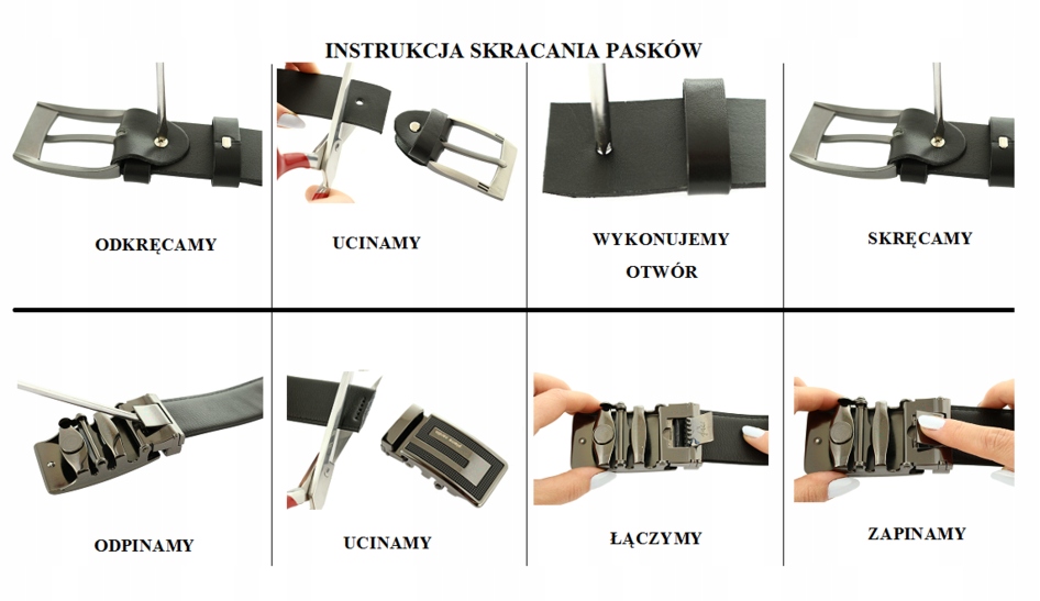 Damski SKÓRZANY pasek 4cm Jasny brąz |85obw Długość bez klamry 100 cm