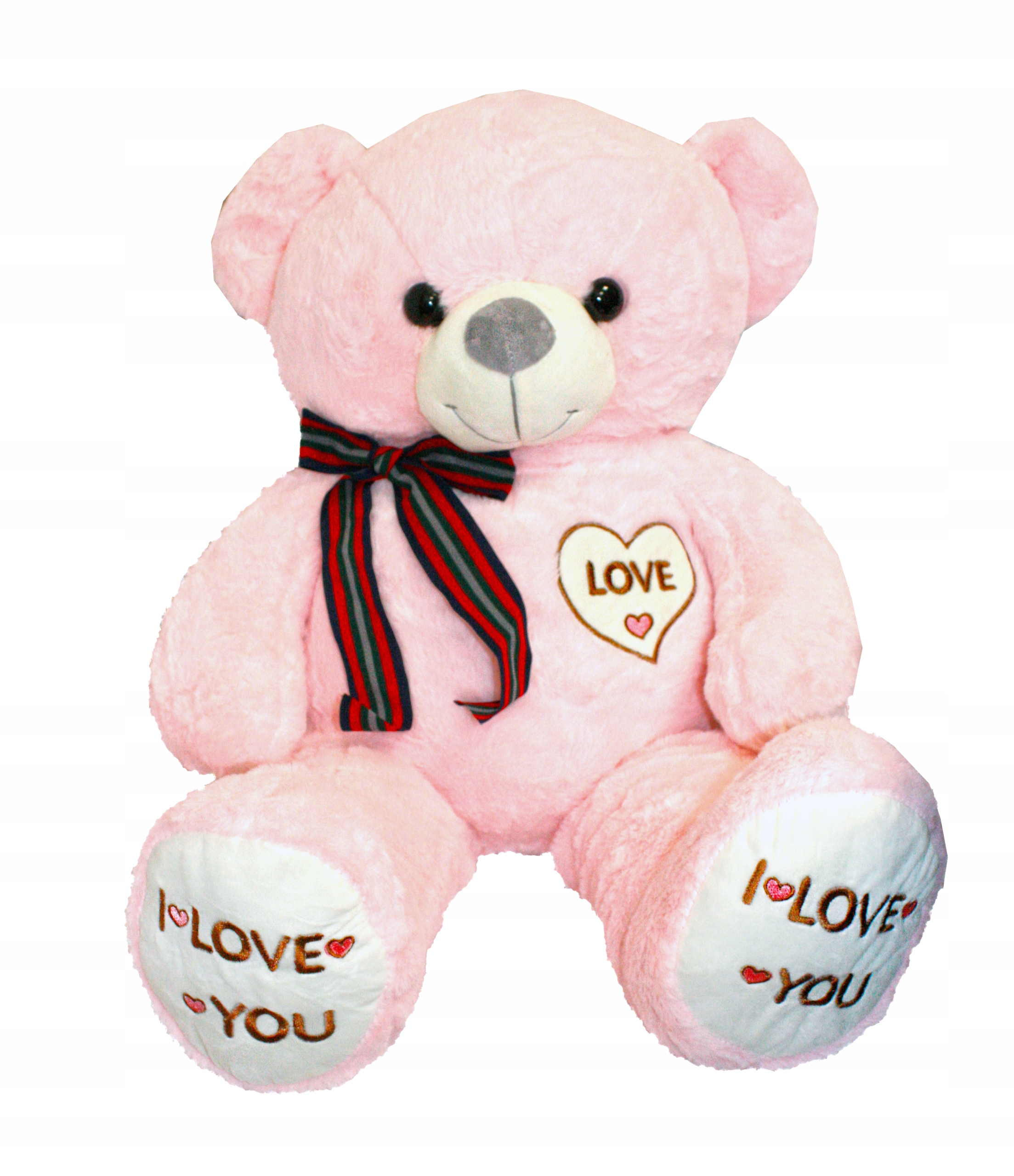MIŚ PLUSZOWY I LOVE YOU 100CM W TRZECH KOLORACH E1725 EMAJ Marka Emaj