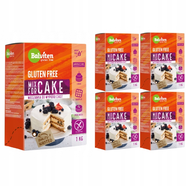 4x Bezlepková směs na pečení koláčů 1kg