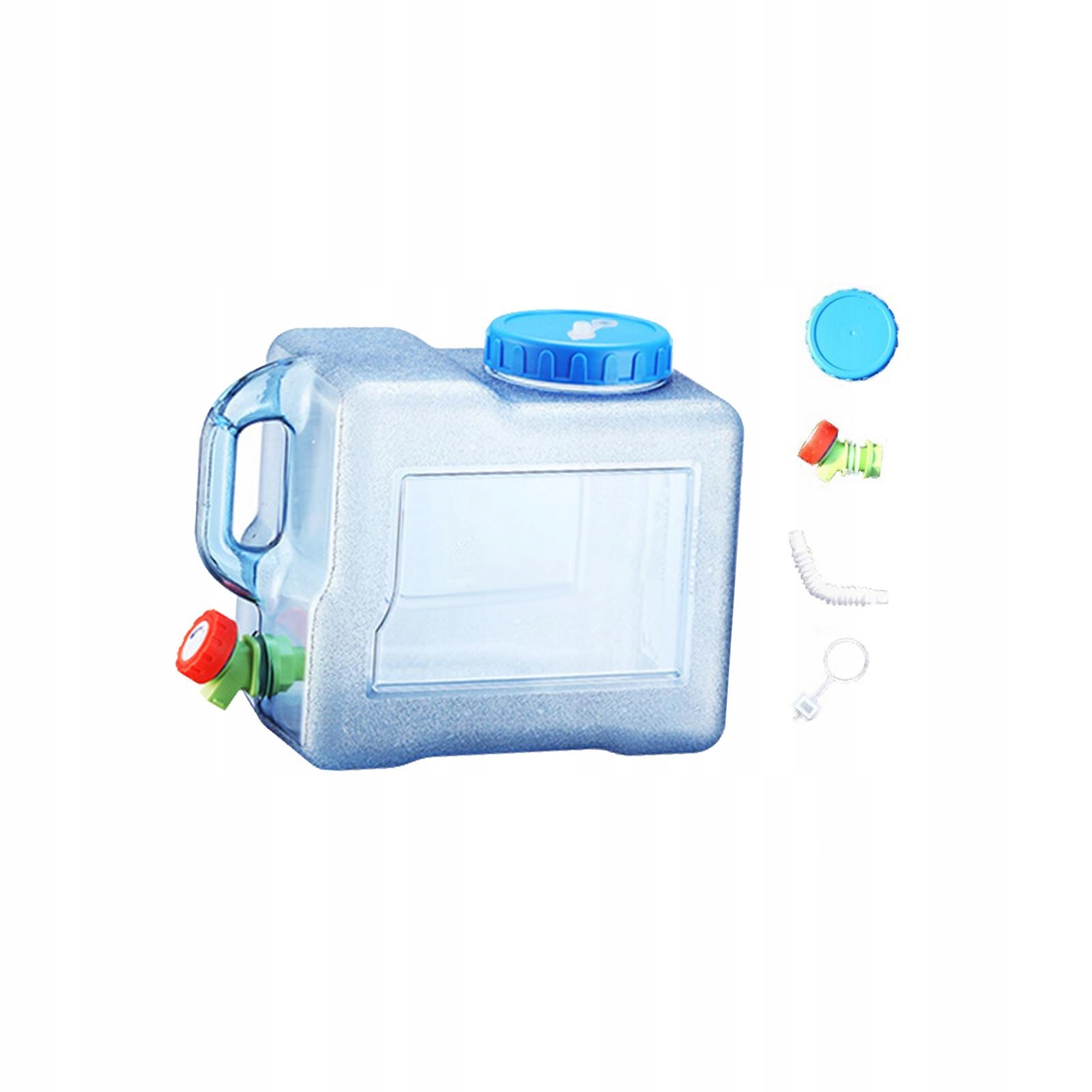 Przenośny pojemnik na wodę z kranem 8 litrów Pojemność 0 ml