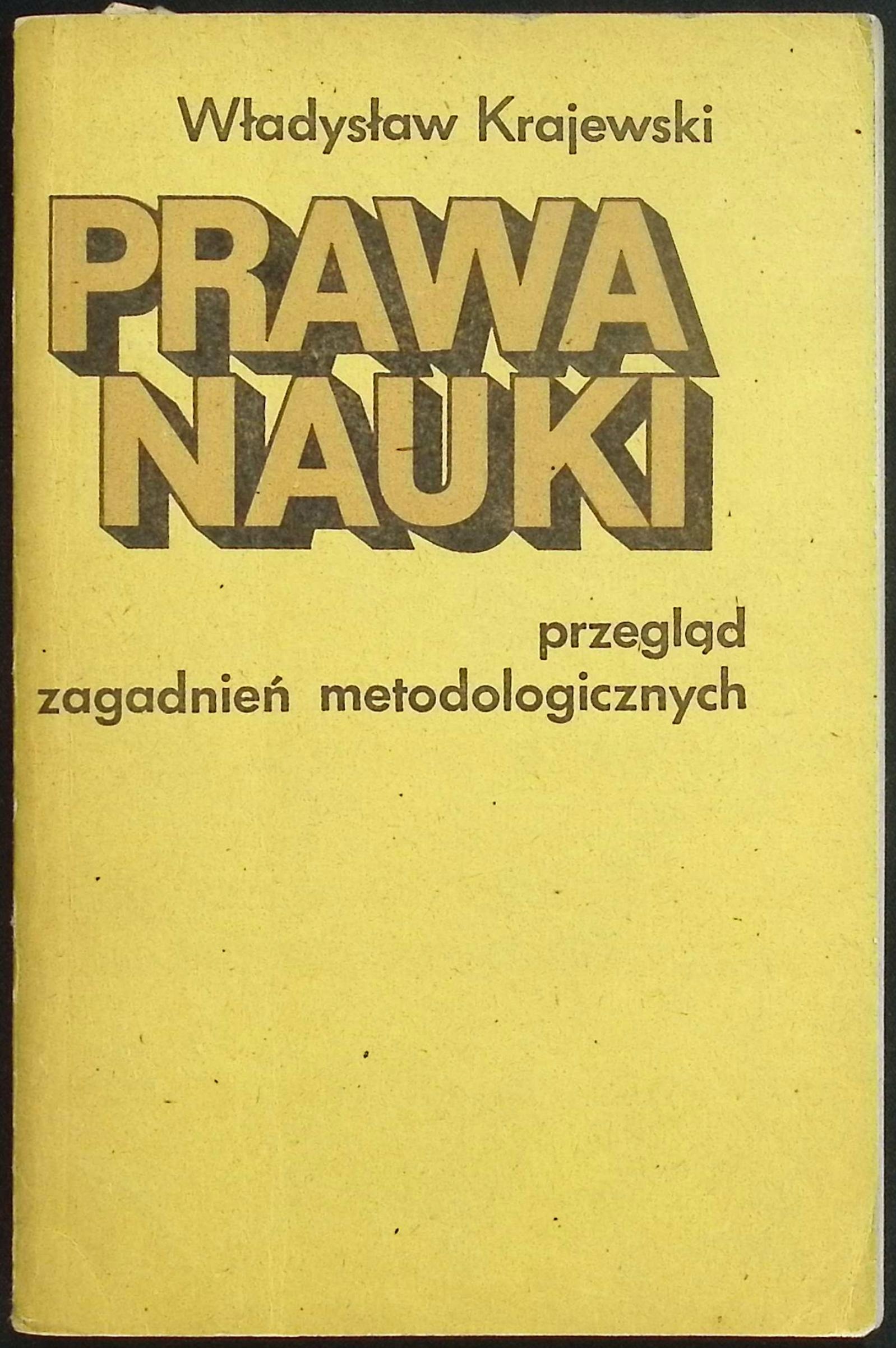 Prawa nauki Władysław Krajewski