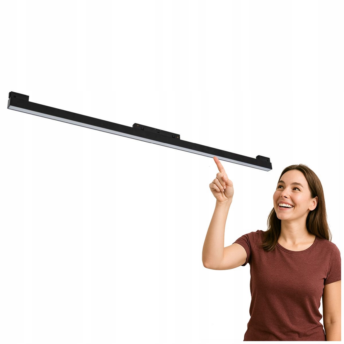 Magnetic Mans Led lampa 30W 4000K čierna moderná Italux