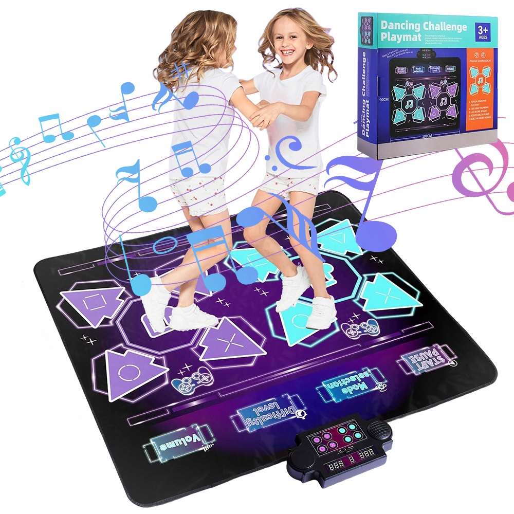 Hudební Taneční Podložka Pro Děti, Interaktivní Hra, 3 Rychlosti, 11 Režimů