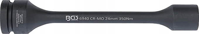 Nasadka 1" udarowa 24 mm 6-kątna długa 350 Nm