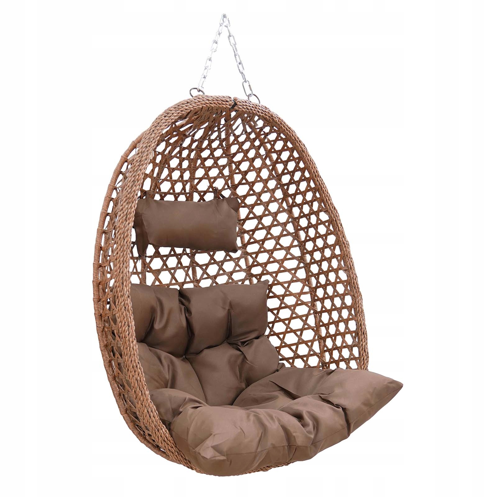 Závěsný Koš Zahradní Křeslo Závěsné Křeslo Zahradní Kokon Limone Hnědý
