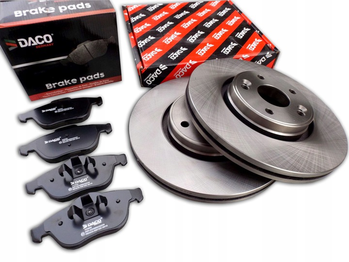 2x диски + 4X Передні колодки для Laguna 2 II 300 мм