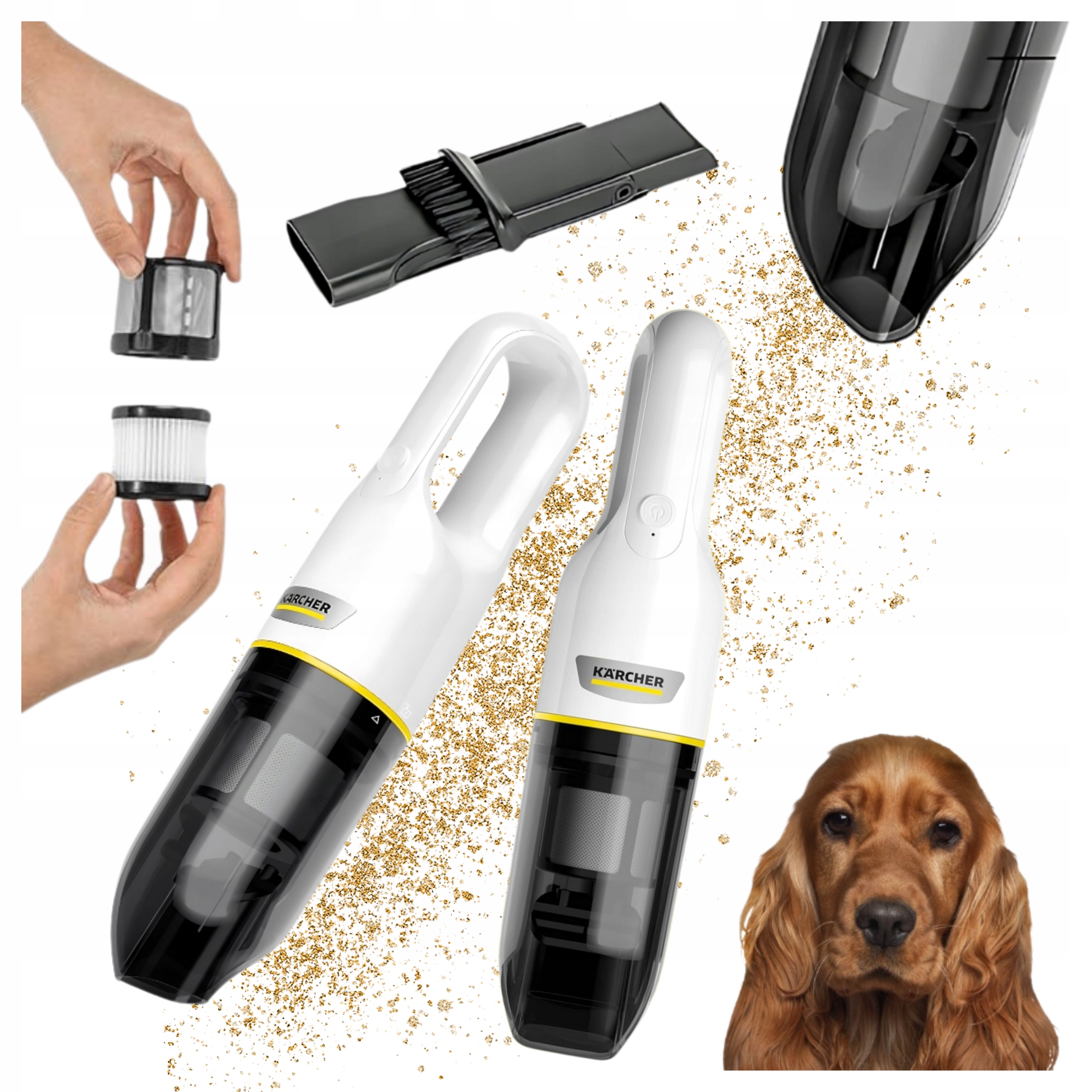 Lekki Bezprzewodowy Odkurzacz Karcher CVH2 Wydajny i Cichy Akumulatorowy