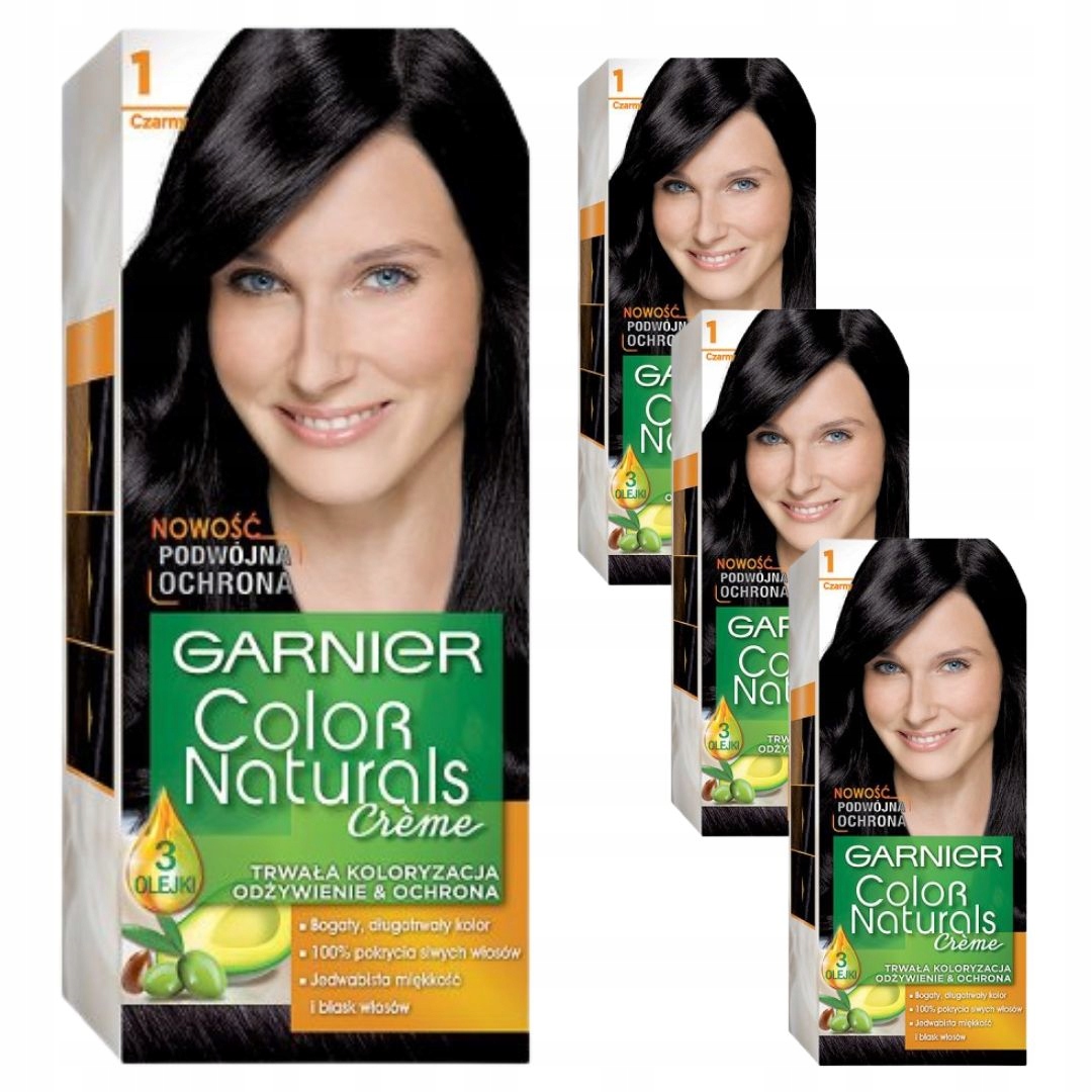 

Farba do włosów Garnier Color Naturals 1 Czarny x4