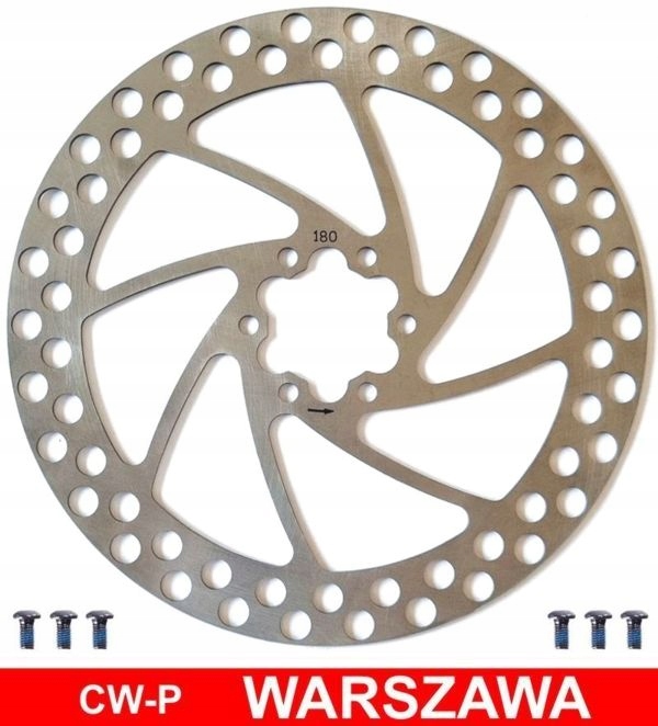 Tarcza hamulcowa 180 mm SRAM mocowana na 6 śrub EAN (GTIN) 4561389738374