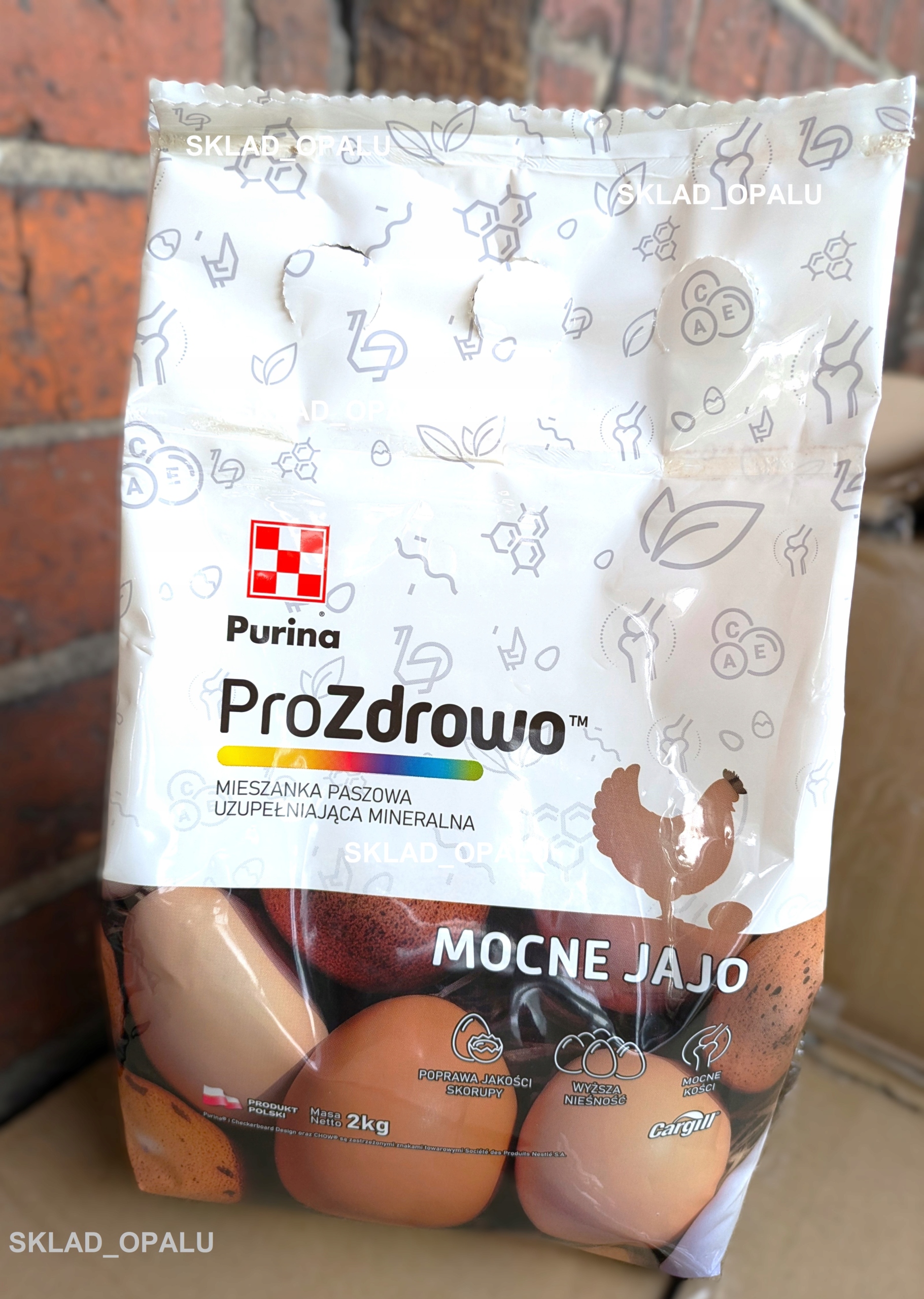 ProZdrowo MOCNE JAJO 2kg Purina Witaminy na skorupki dla kur niosek EAN (GTIN) 5903175500083