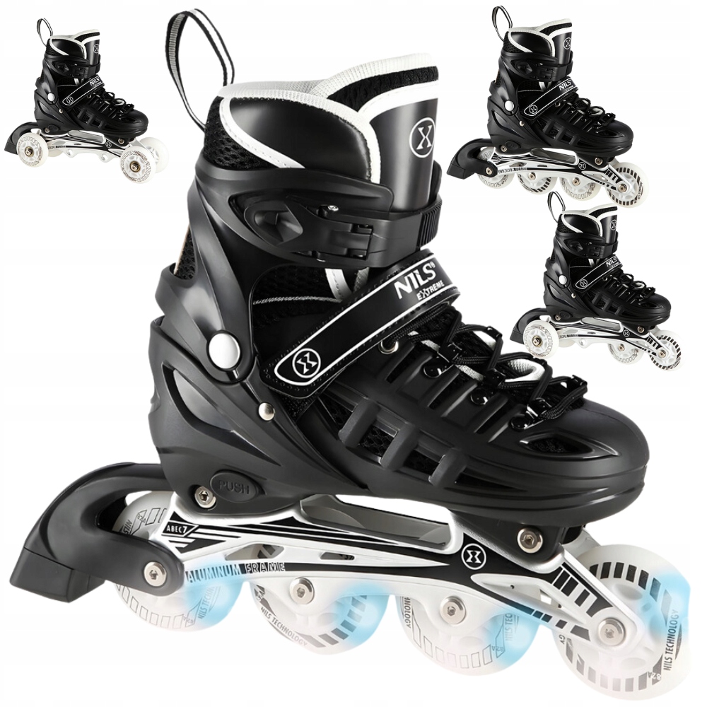 Brusle 2v1 Kolečkové Brusle s regulací Brusle Na Led pro děti Led 4v1 s vyměnitelnou placatkou