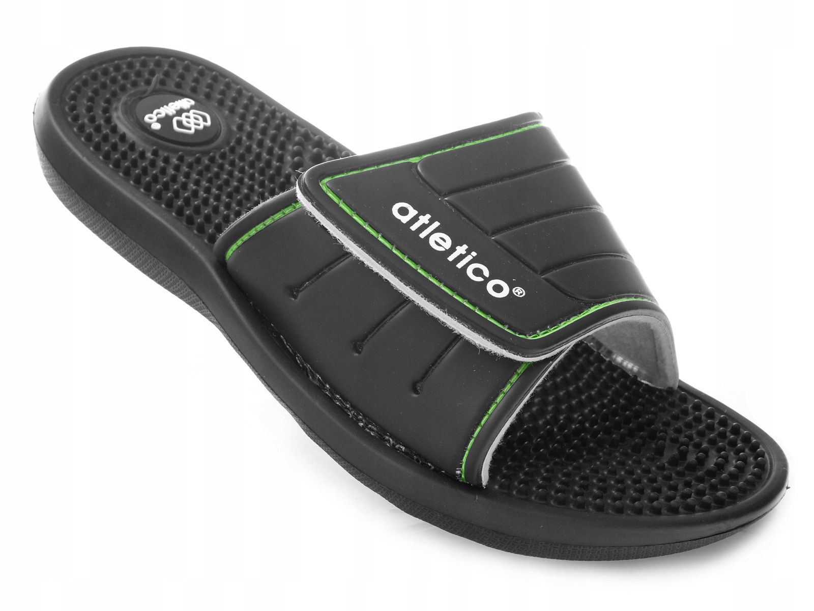 Klapki damskie fakirki masujące kolce Czarne 40