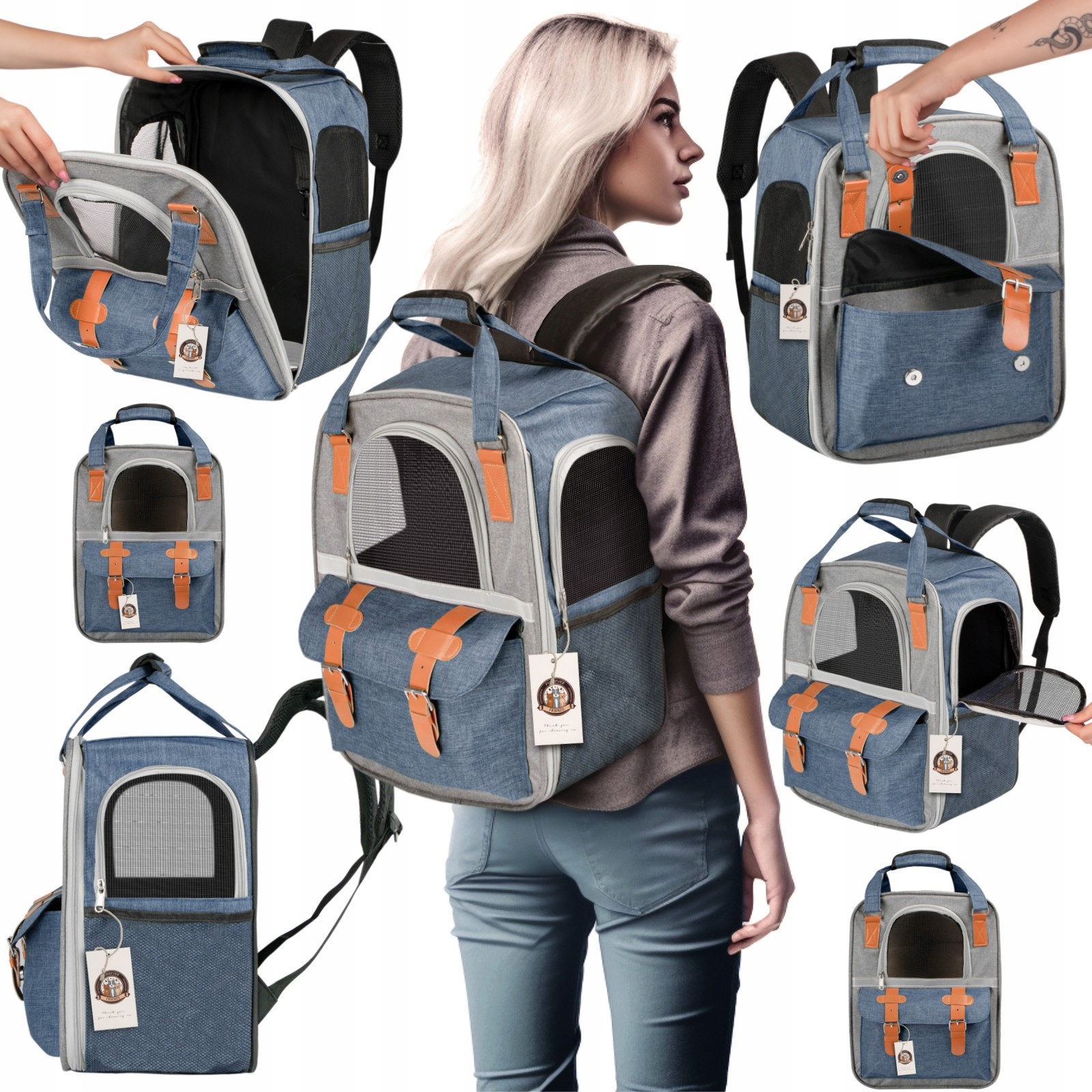 Levně Silný, Odolný Proti Poškrábání, Větraný Batoh Přepravka Pro Zvířata O Hmotnosti 8 Kg