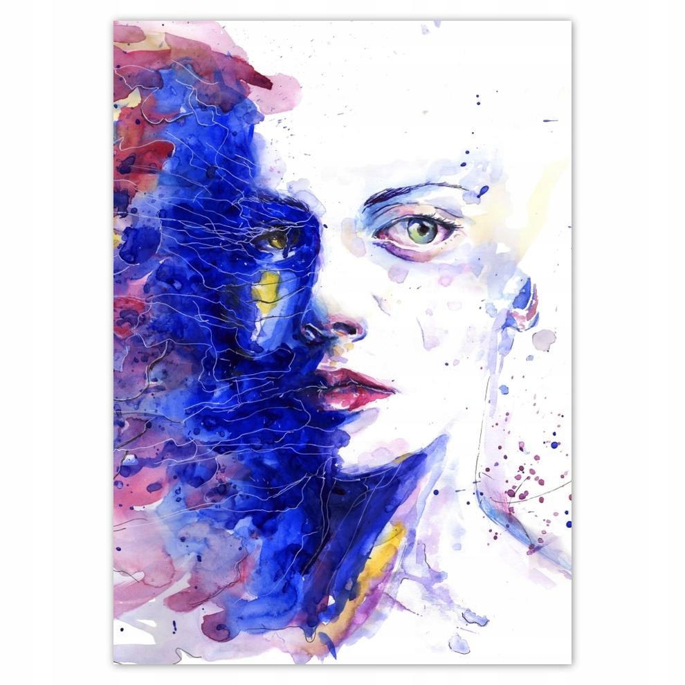 

Naklejki 50x70 Akwarela Portret Postać