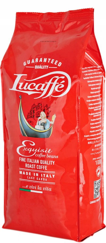 Kawa ziarnista Lucaffe Exquisit 1kg Oryginalna Włoska