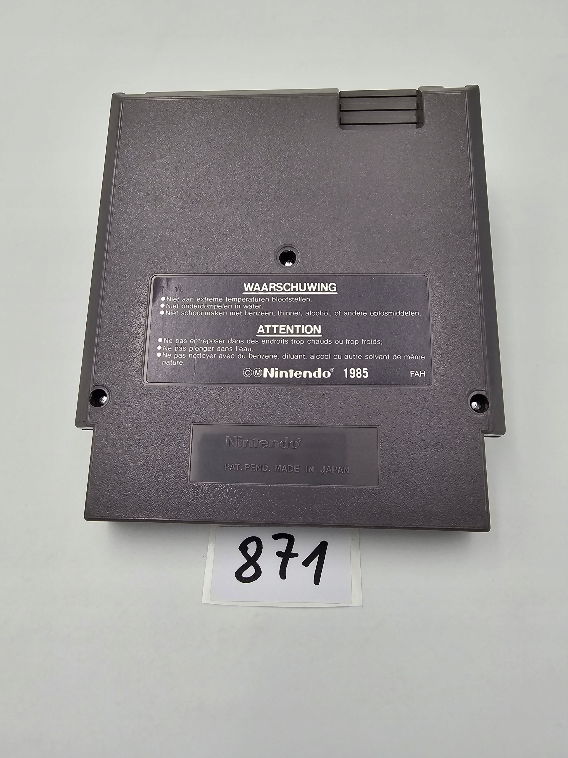 NINTENDO NES METAL GEAR ORYGINAŁ Platforma Nintendo NES