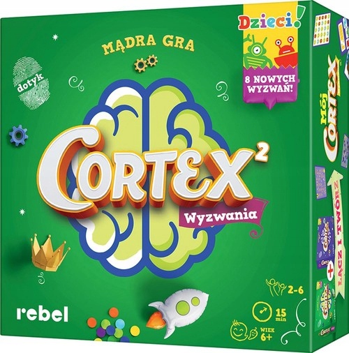 

Cortex 2 Dla Dzieci Gra Karciana Rodzinna 6+ Rebel