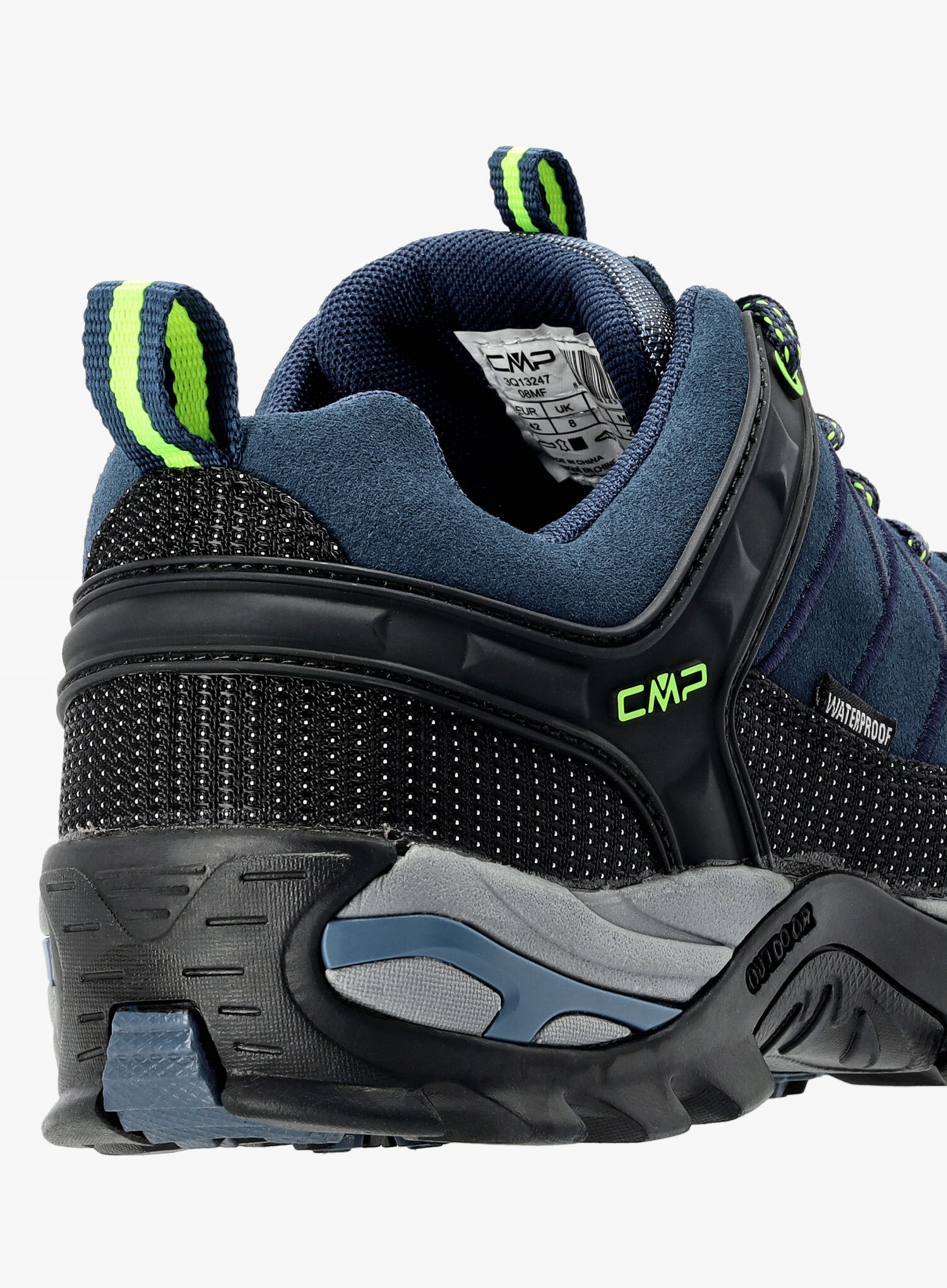 Turistické boty Cmp Rigel Low Wp modrá růžová/žlutá fluo 46