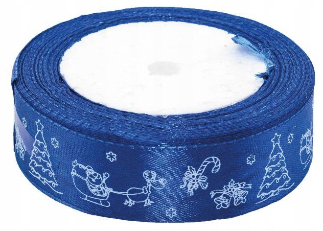 Wstążka Satynowa Świąteczn 25MM/22 Brewis WSX25-11