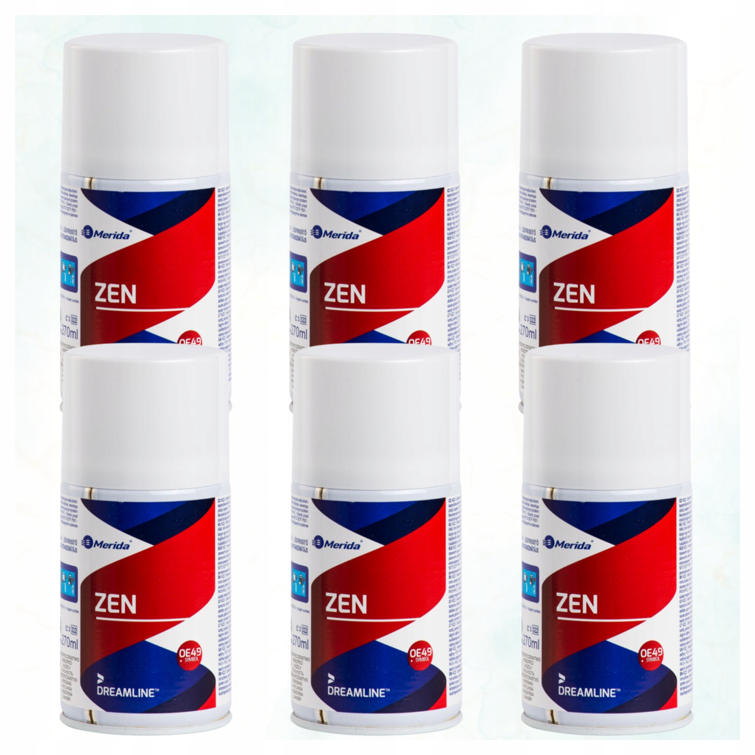 Levně Merida Osvěžovač Vzduchu Vložka Zen OE49 6 Ks 250 ML