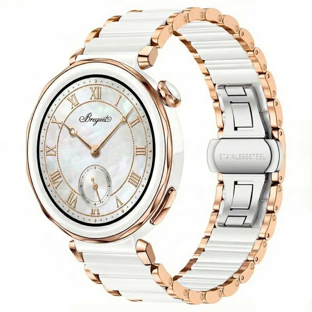 Ceramiczna Bransoleta Do Zegarka Smartwatch Damska Uniwersalna Pasek 18MM