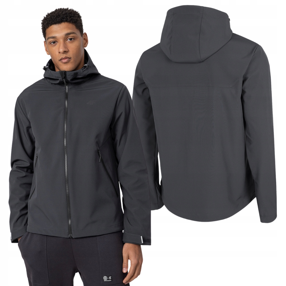 Pánská Bunda 4F Softshell Sportovní Větrovka Lehká Voděodolná vel. XXL