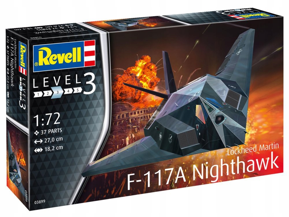 1:72 Letadlo F-117 Stealth Fighter Revell 03899