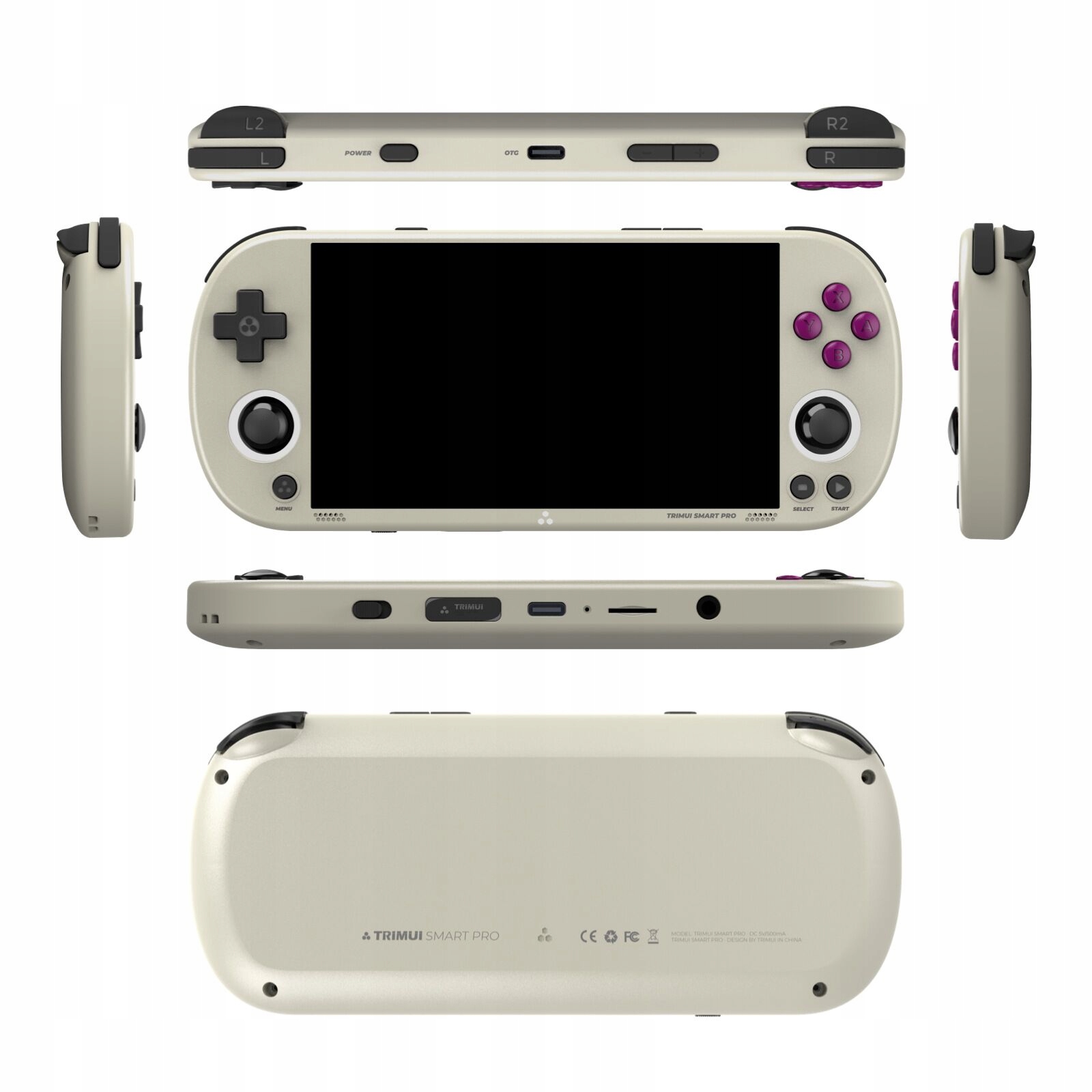 Trimui Smart Pro Handheld Game Console 4.96''IPS Screen Linux System 256G Waga produktu z opakowaniem jednostkowym 0.4 kg