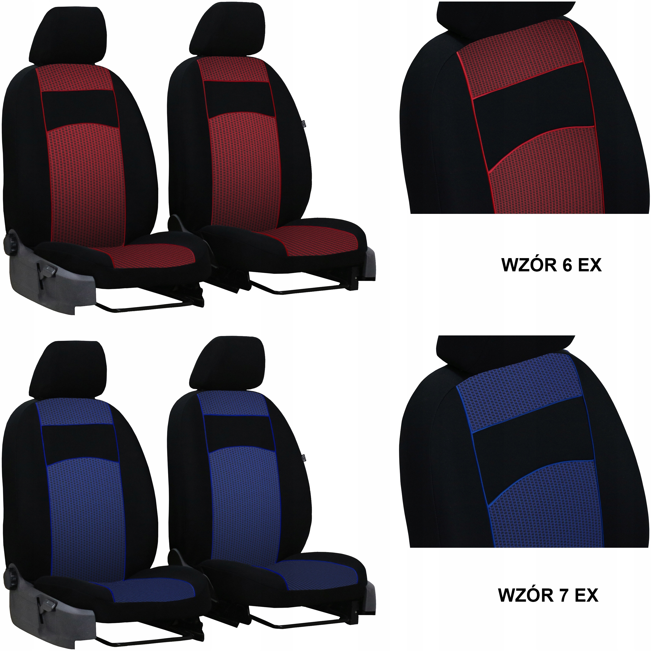 GRUBE POKROWCE MIAROWE PRZÓD DO HONDA CIVIC 7 HB Model Vip