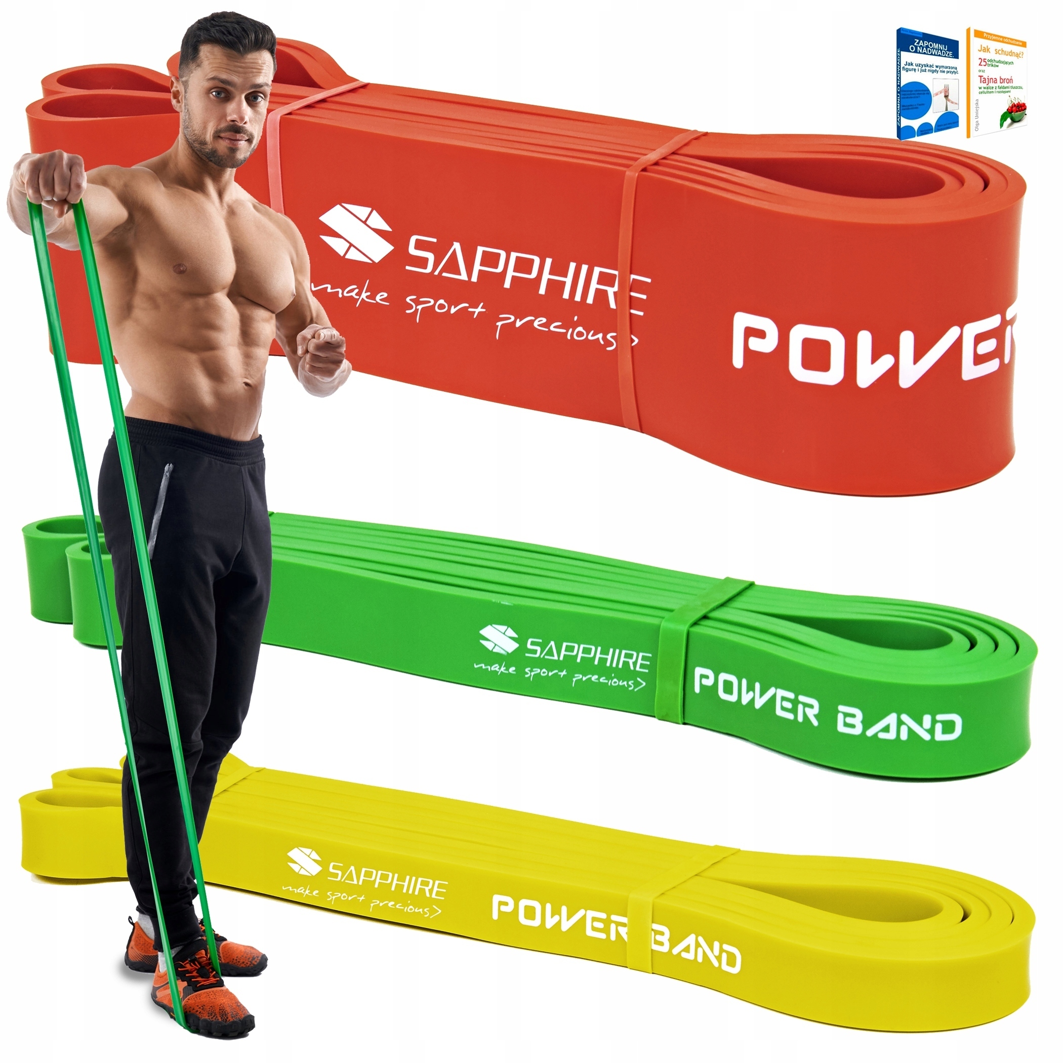 

Zestaw 3 Gum oporowych Power Band gumy Do Ćwiczeń