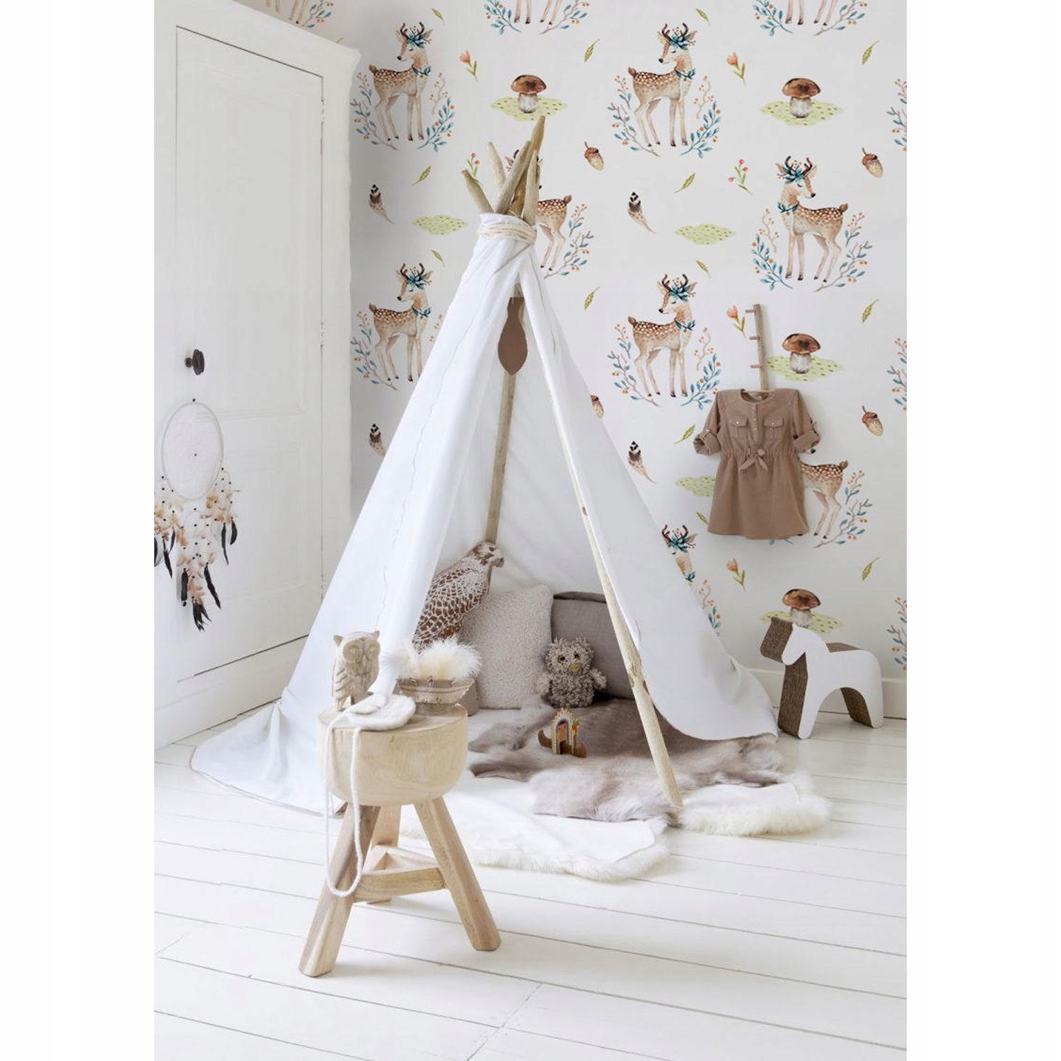 

Fototapeta flizelina Wzór w jelenie 416x254 + klej